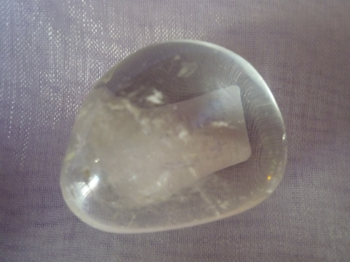 Bergkristall Trommelstein